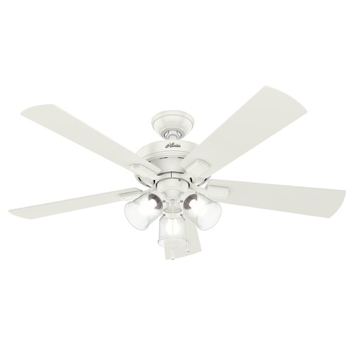 Hunter Fan Company 52-Inch Fresh White LED Ceiling Fan by Hunter Fan Company 54204