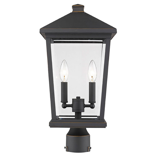 Beacon Oil Rubbed Bronze Post Light by Z-Lite