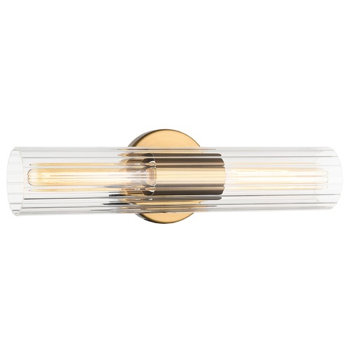 Matteo Lighting Odette Aged Gold Bathroom Light by Matteo Lighting S05401AG