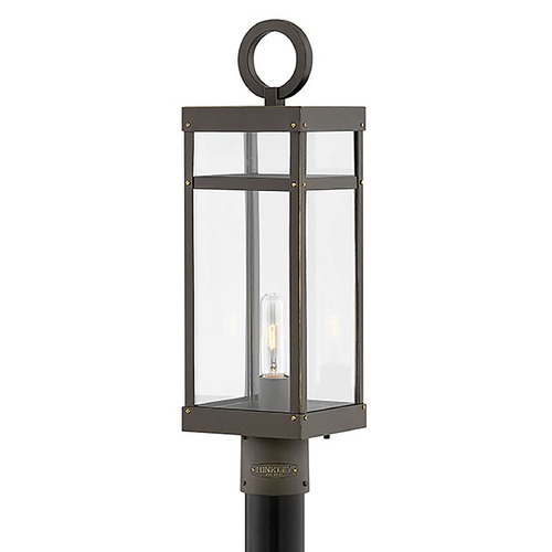 Hinkley Porter 12V Medium Post Top Lantern in Bronze by Hinkley Lighting 2801OZ-LV