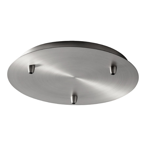 13-Inch 3-Light Multi-Port Canopy in Satin Nickel by Oxygen Lighting