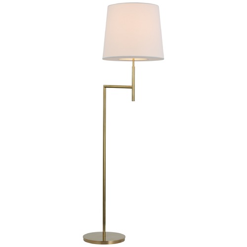 Visual Comfort Signature Collection Barbara Barry Clarion Bridge Arm Lamp in Soft Brass by Visual Comfort Signature BBL1170SBL