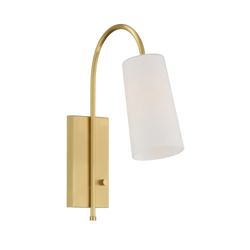 Alexa Task Wall Lamp in Aged Brass by Crystorama Lighting