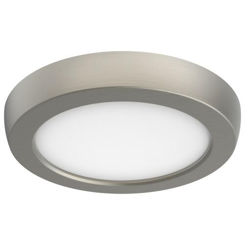 Blink 5-Inch 9W 5CCT LED Flush Mount in Nickel by Satco Lighting
