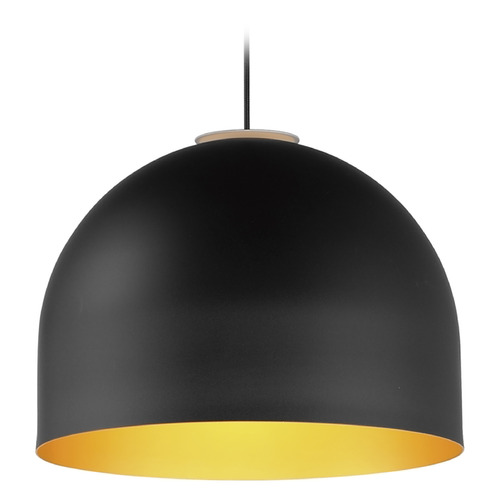 ET2 Lighting Foster Black & Gold LED Pendant by ET2 Lighting E34604-54BKGLD