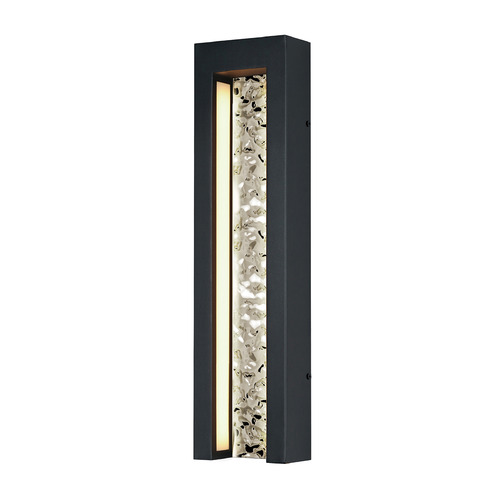 Liquid Black LED Outdoor Wall Light by ET2 Lighting