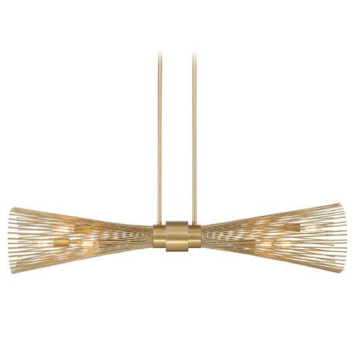 Savoy House Lighting Longfellow Burnished Brass Island Light