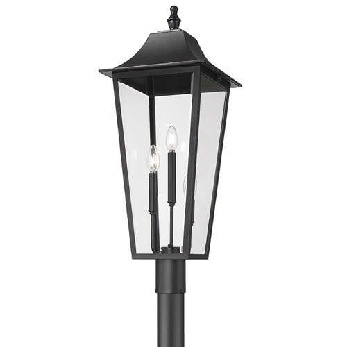 Z-Lite Gannon Black Post Light