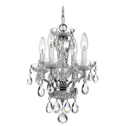 Crystorama Lighting Traditional Crystal Polished Chrome Crystal Chandelier