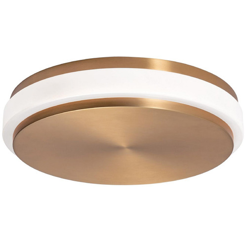 AFX Lighting Afx Lighting Eris Light Antique Brass LED Flushmount Light EISF14LAJUDLB