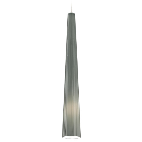 Visual Comfort Modern Collection Zenith Large Monopoint Pendant in Satin Nickel by Visual Comfort Modern 700MPZENLKS