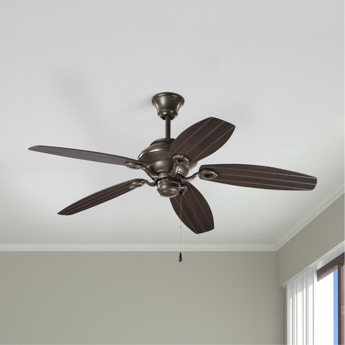 Air Pro 52-Inch Ceiling Fan in Antique Bronze by Progress Lighting