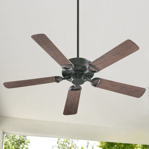 Estate Patio Old World Ceiling Fan Without Light by Quorum Lighting