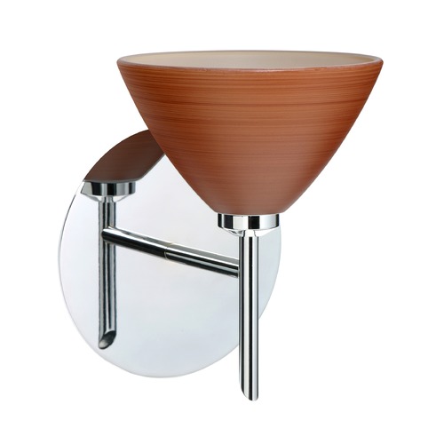 Besa Lighting Domi Chrome LED Sconce