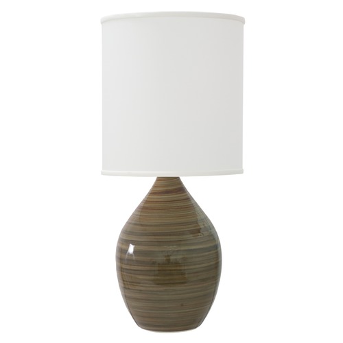 House of Troy Lighting Scatchard Stoneware Tigers Eye Table Lamp by House of Troy Lighting GS301-TE