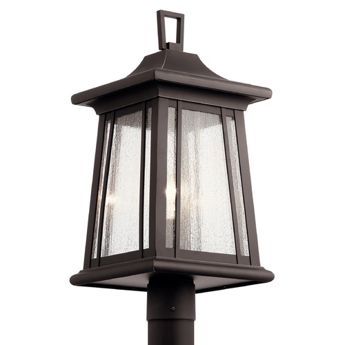 Taden Rubbed Bronze Post Light by Kichler Lighting
