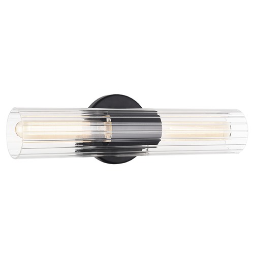 Matteo Lighting Odette Black Bathroom Light by Matteo Lighting S05401BK