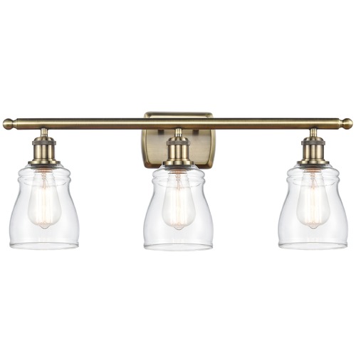 Innovations Lighting Innovations Lighting Ellery Antique Brass Bathroom Light 516-3W-AB-G392