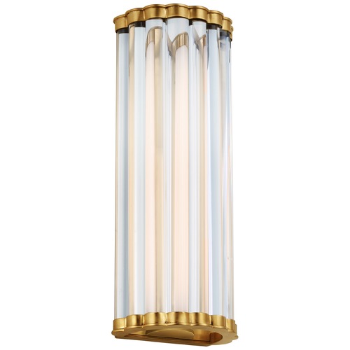 Visual Comfort Signature Collection Chapman & Myers Kean 14-Inch Sconce in Antique Brass by Visual Comfort Signature CHD2925ABCG