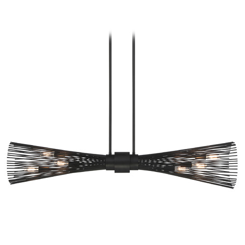 Savoy House Lighting Longfellow Matte Black Island Light