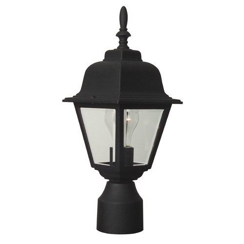 16-Inch Outdoor Post Light in Textured Matte Black by Craftmade Lighting