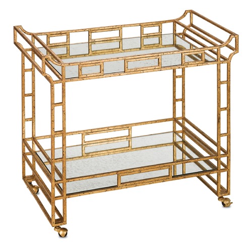 Currey and Company Odepn Senecagold Leaf Cabinets / Storage / Organization