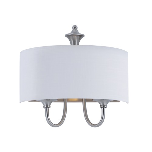 Bongo Satin Nickel Sconce by Maxim Lighting