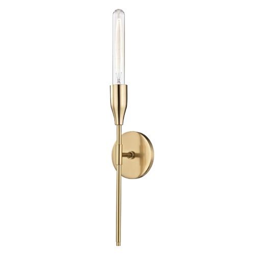 Mitzi by Hudson Valley Tara Aged Brass Sconce by Mitzi by Hudson Valley H116101-AGB