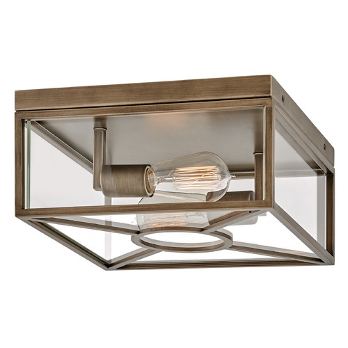 Brixton 12-Inch Burnished Bronze Flush Mount by Hinkley Lighting