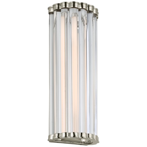 Visual Comfort Signature Collection Chapman & Myers Kean 14-Inch Sconce in Nickel by Visual Comfort Signature CHD2925PNCG
