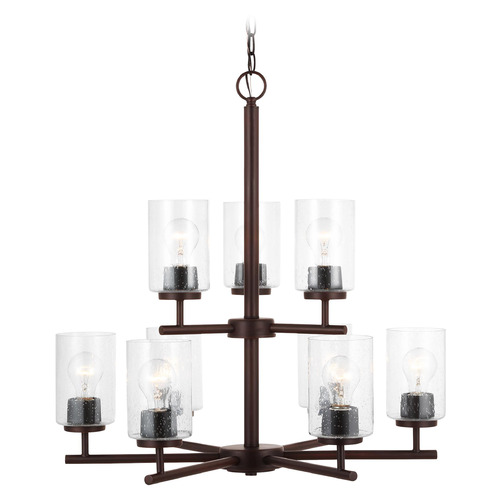 Generation Lighting Oslo 26-Inch Bronze Chandelier by Generation Lighting 31172-710