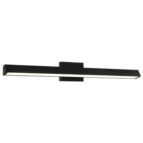 Matteo Lighting Isosceles Matte Black LED Bathroom Light