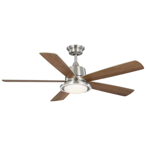 Progress Lighting Progress Lighting Tarsus Brushed Nickel LED Ceiling Fan with Light P250102-009-CS