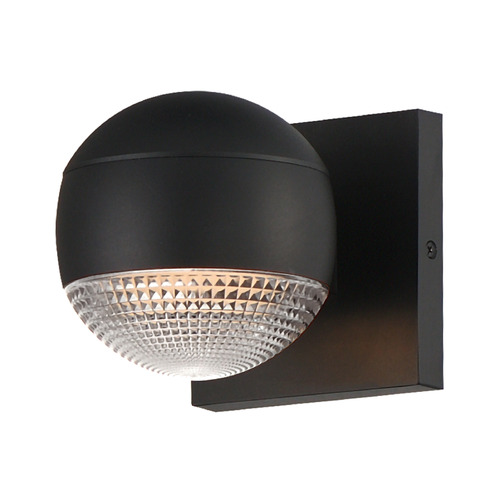 Modular Black LED Outdoor Wall Light by ET2 Lighting