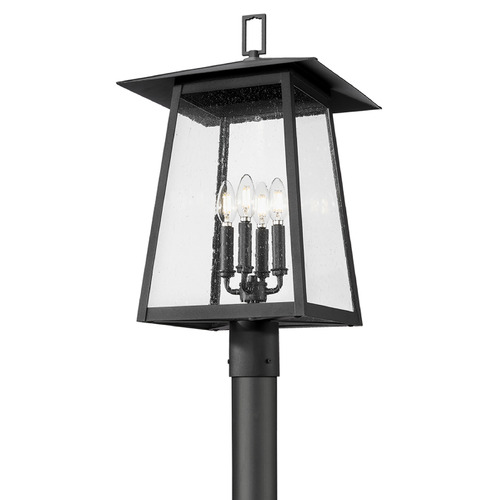 Z-Lite Rainer Black Post Light