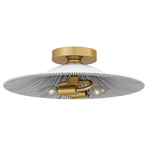 Quoizel Lighting Indigo Light Gold Flushmount Light