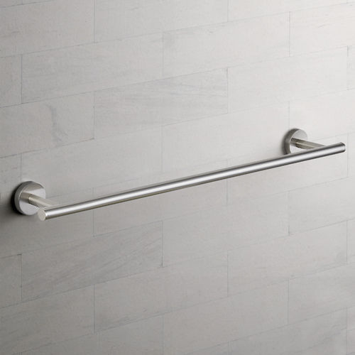 Seattle Hardware Co Prelude Satin Nickel Towel Bar 24-Inch Center to Center