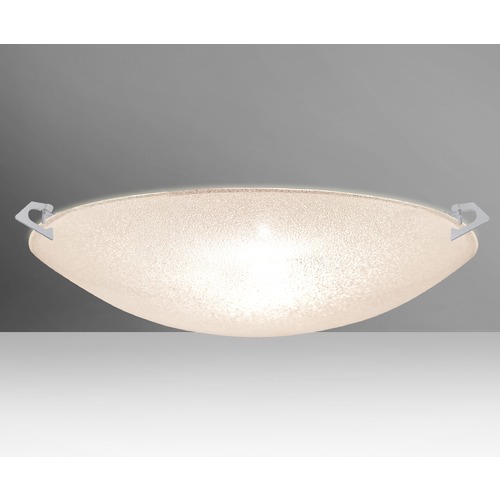 Besa Lighting Besa Lighting Sonya Satin Nickel Flushmount Light 8419GL-SN