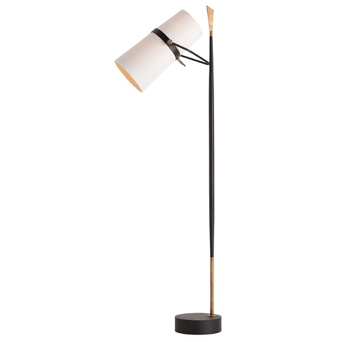 Yasmin 69-Inch Floor Lamp in Antique Black by Arteriors Home