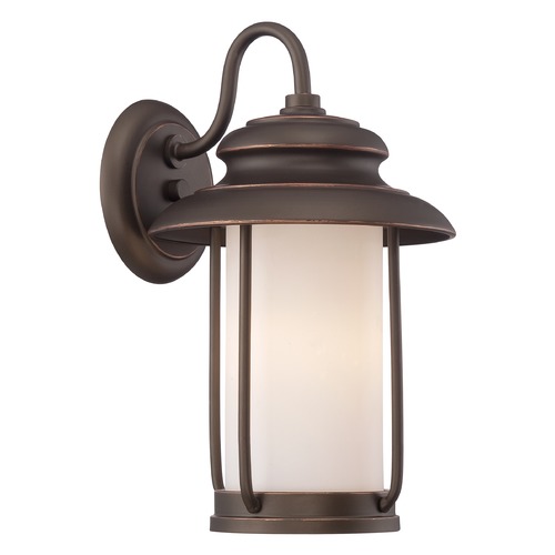 Bethany Mahogany Bronze LED Outdoor Wall Light by Nuvo Lighting