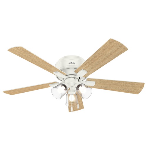 Hunter Fan Company 52-Inch Fresh White LED Ceiling Fan by Hunter Fan Company 54207