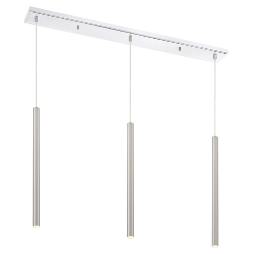 Z-Lite Forest Chrome LED Multi-Light Pendant by Z-Lite 917MP24-BN-LED-3LCH