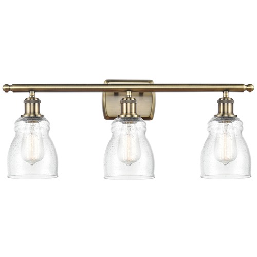 Innovations Lighting Innovations Lighting Ellery Antique Brass Bathroom Light 516-3W-AB-G394