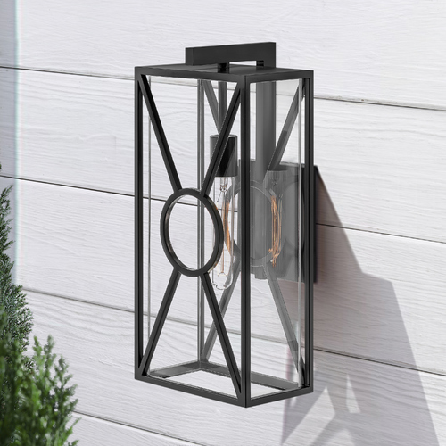 Brixton 18.75-Inch Black Outdoor Wall Light by Hinkley Lighting