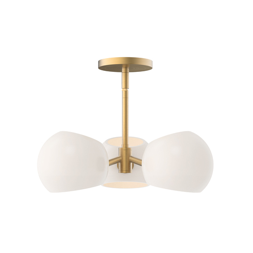 Alora Lighting Alora Lighting Willow Brushed Gold Chandelier PD548315BGOP