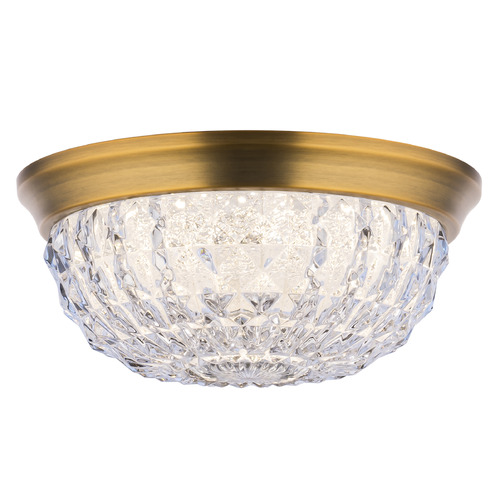 Schonbek Worldwide Lighting Genoa Aged Brass LED Flushmount Light