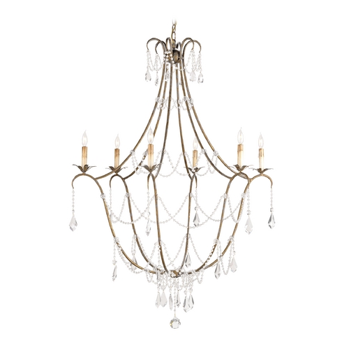 Currey and Company Lighting Elizabeth Chandelier in Rhine Gold by Currey & Company 9048