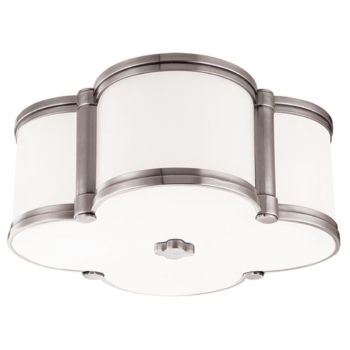 Chandler 2-Light Flush Mount in Polished Nickel by Hudson Valley Lighting