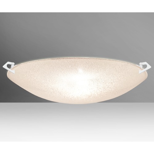 Besa Lighting Besa Lighting Sonya White Flushmount Light 8419GL-WH