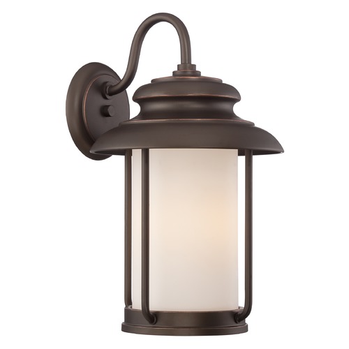 Bethany Mahogany Bronze LED Outdoor Wall Light by Nuvo Lighting
